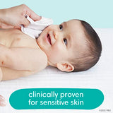 Pampers Sensitive Baby Wipes, Water Based, Hypoallergenic and Unscented, 8 Flip-Top Packs, 4 Refill Packs (1008 Wipes Total) (Packaging May Vary)