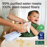 Coterie Baby Diapers + Wipes Baby Kit, Size 1 (198 Count) Size Newborn (93 Count) 4 Wipe Packs (224 Wipes) Made with Plant-Based Fibers, Hypoallergenic, Designed for Sensitive Skin, Clean Ingredients