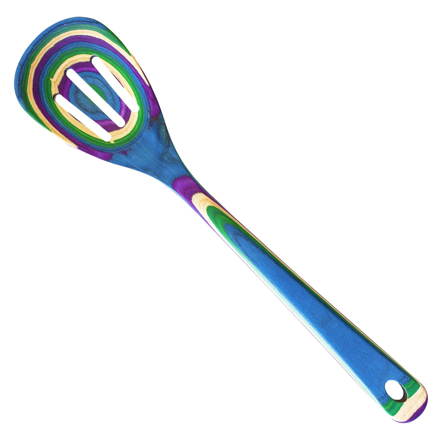 Totally Bamboo Baltique Mumbai Collection 12-1/2" Wooden Cooking Spoon, Safe for Nonstick