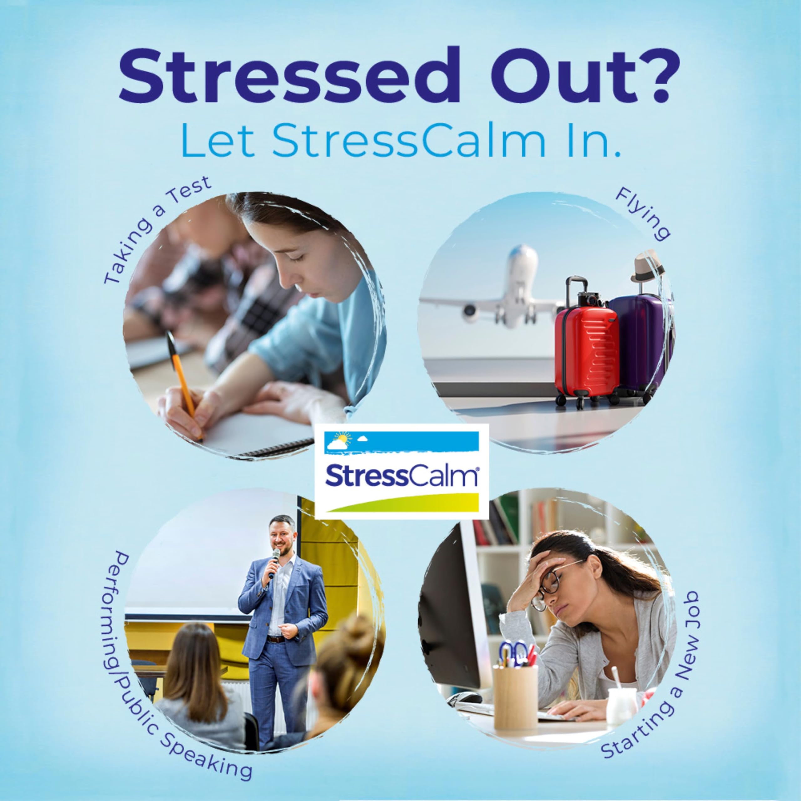 Boiron StressCalm for Relief of Stress, Anxiousness, Nervousness, Irritability, and Fatigue - 60 Count