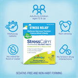 Boiron StressCalm for Relief of Stress, Anxiousness, Nervousness, Irritability, and Fatigue - 60 Count