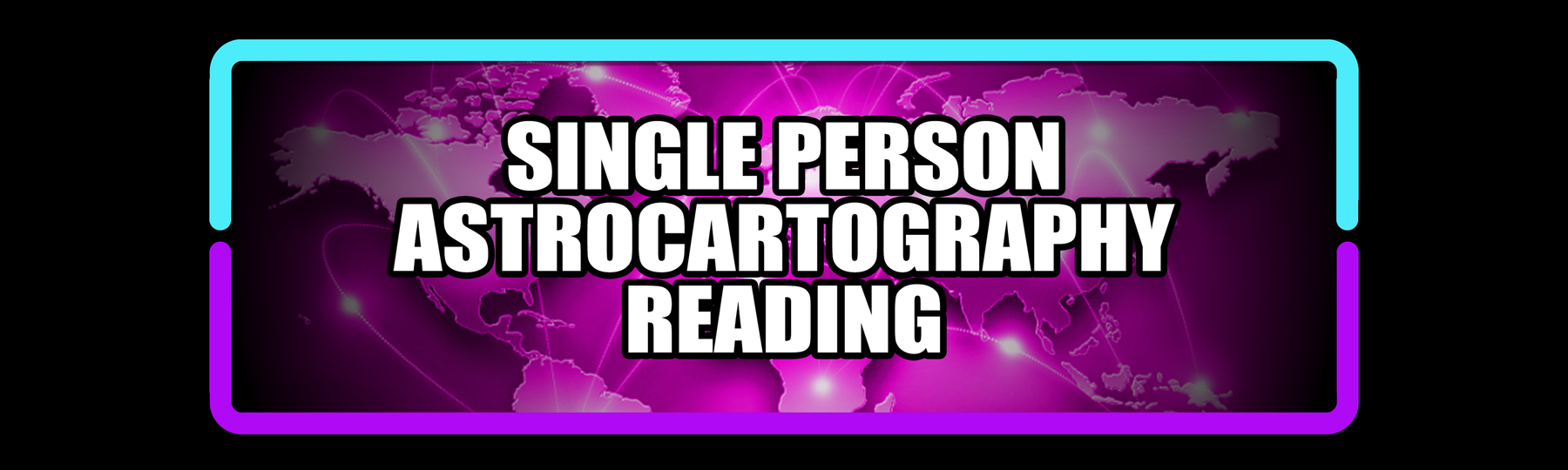 Single Person Astrocartography Reading