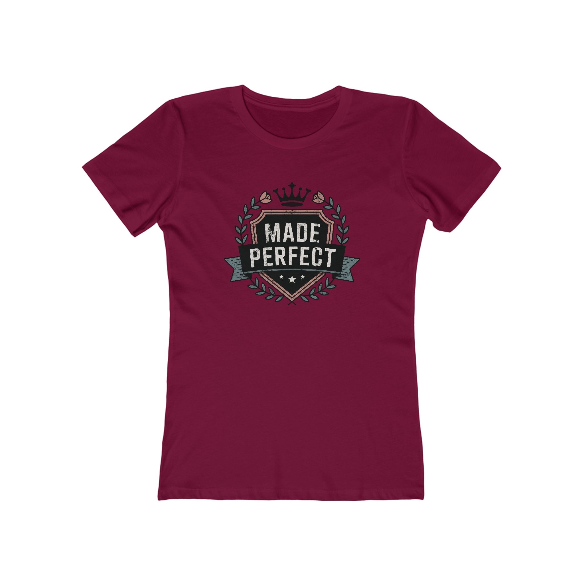 MADE PERFECT CREST | Women's Boyfriend Tee