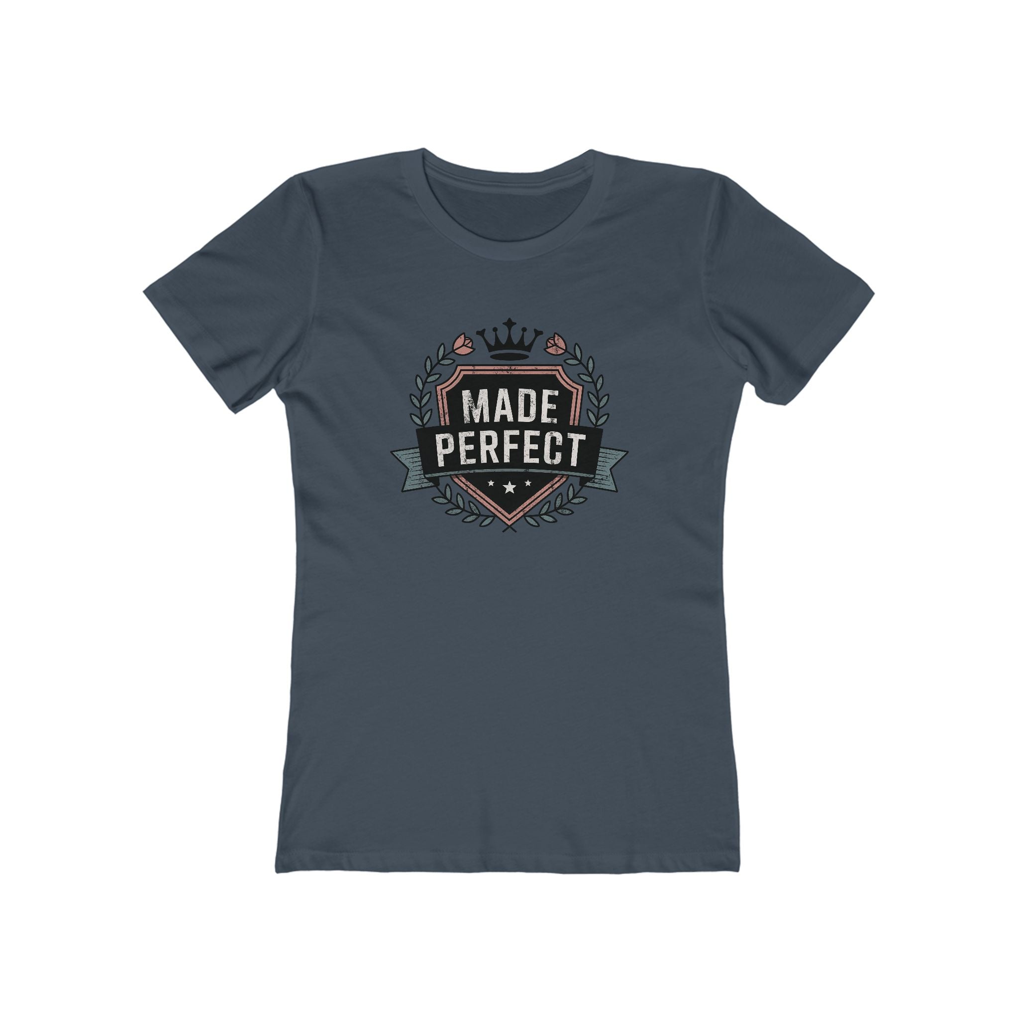MADE PERFECT CREST | Women's Boyfriend Tee