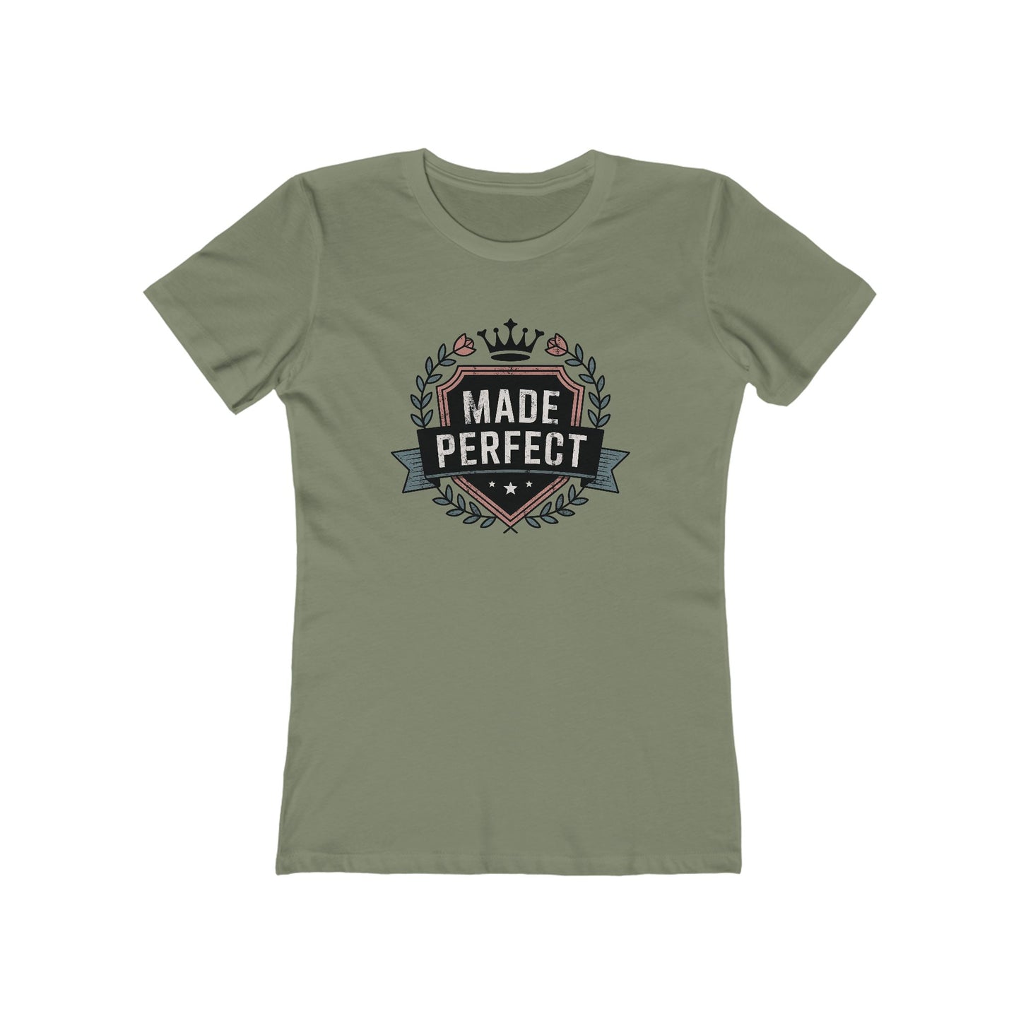 Made Perfect Crest | Women's Boyfriend Tee