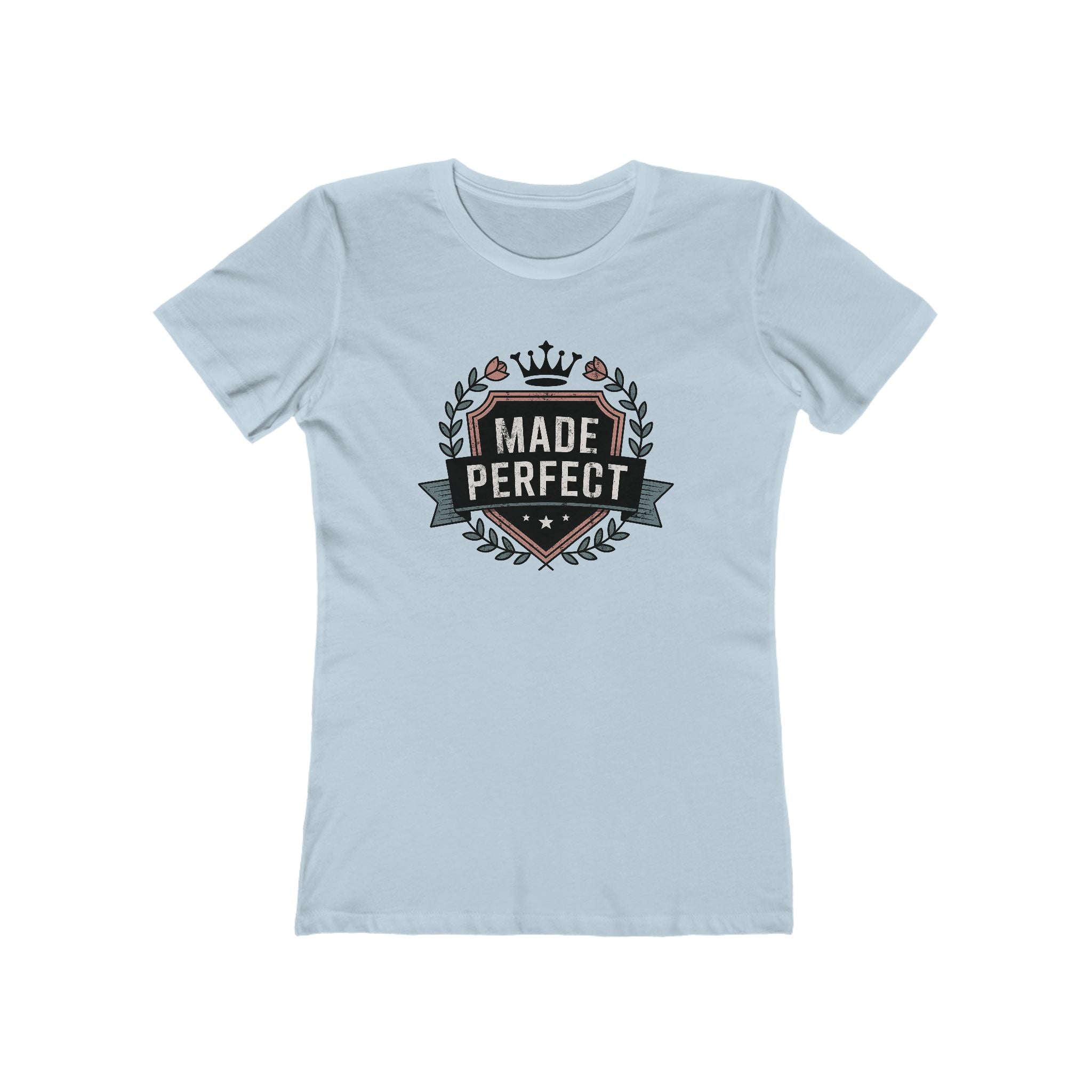 MADE PERFECT CREST | Women's Boyfriend Tee