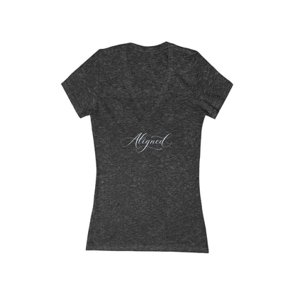 Aligned / Vibe Higher | Women's Deep V-Neck Tee