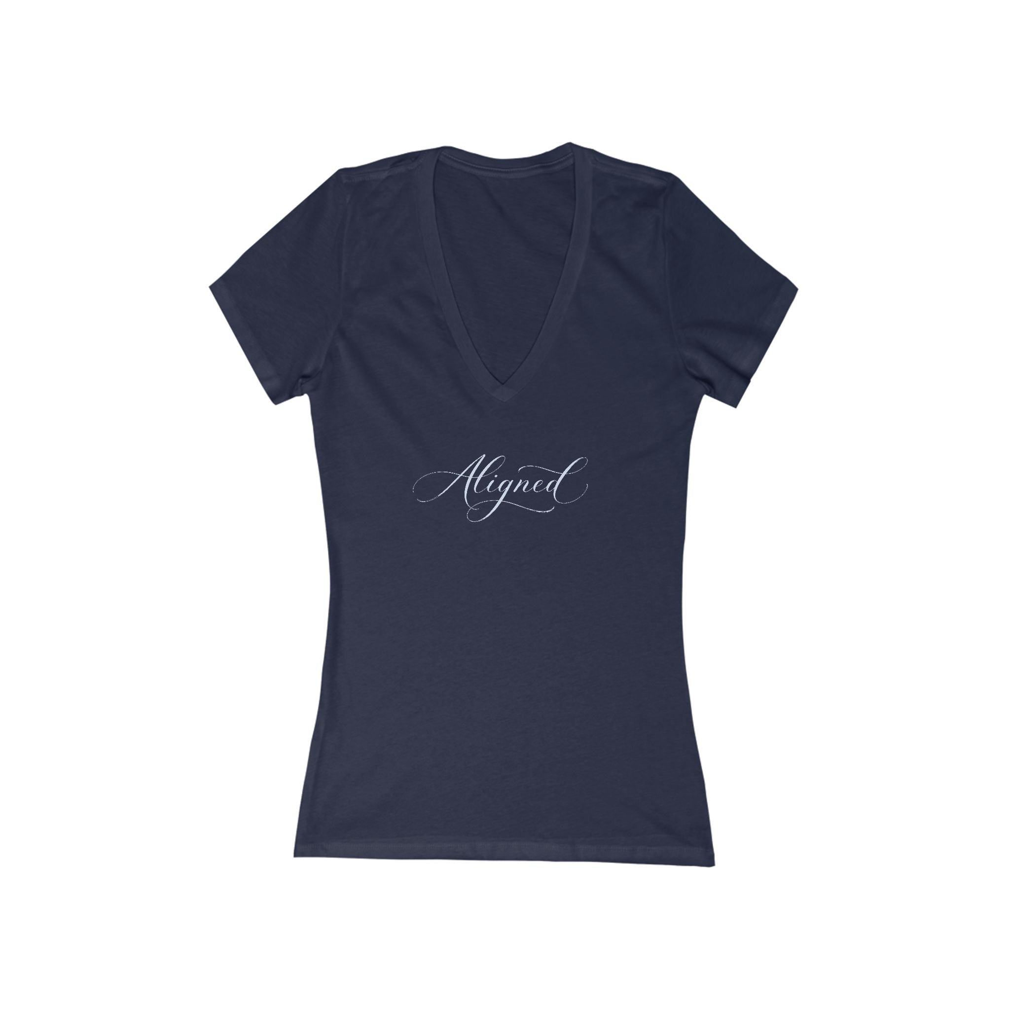 Aligned / Vibe Higher | Women's Deep V-Neck Tee
