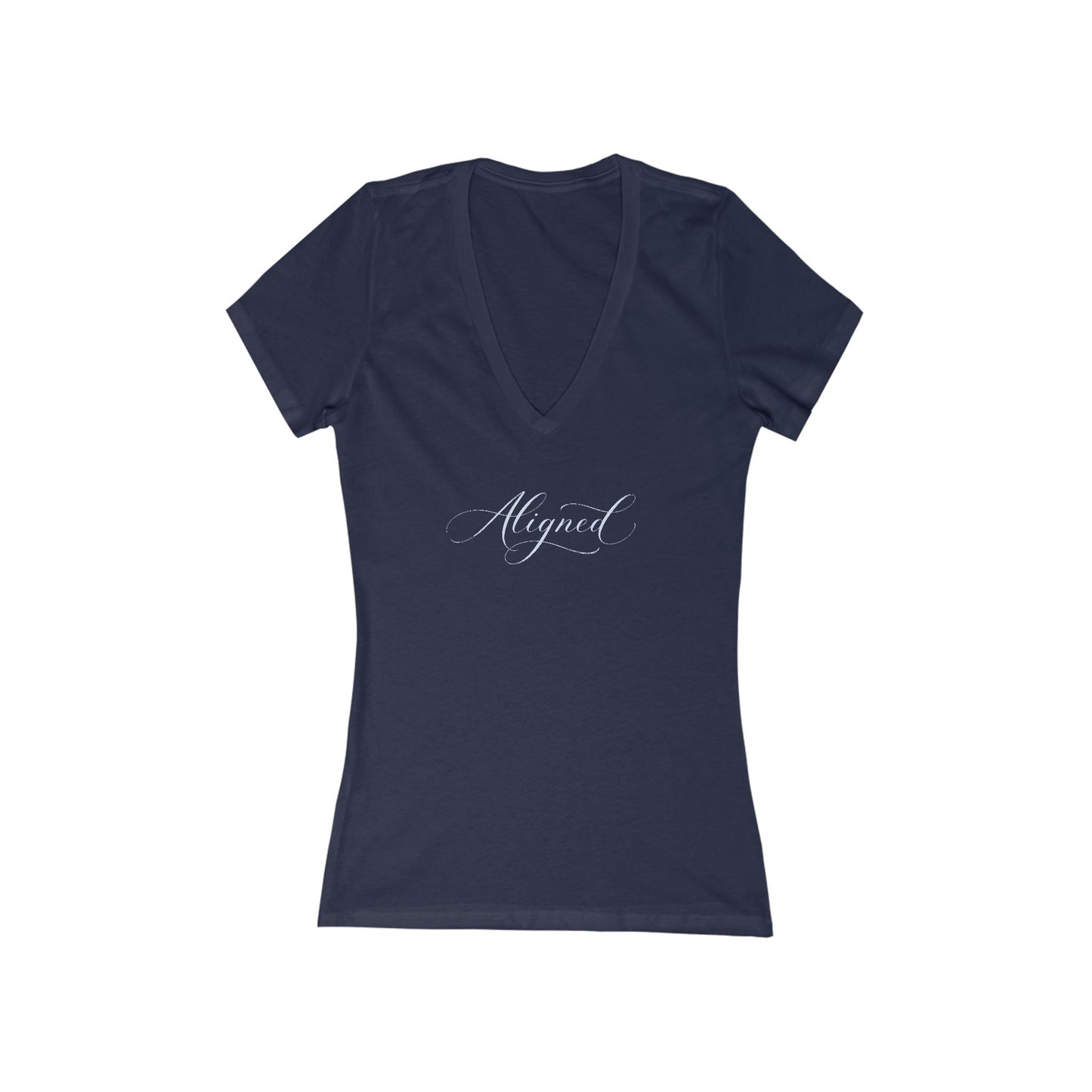 Aligned / Vibe Higher | Women's Deep V-Neck Tee