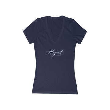 Aligned / Vibe Higher | Women's Deep V-Neck Tee