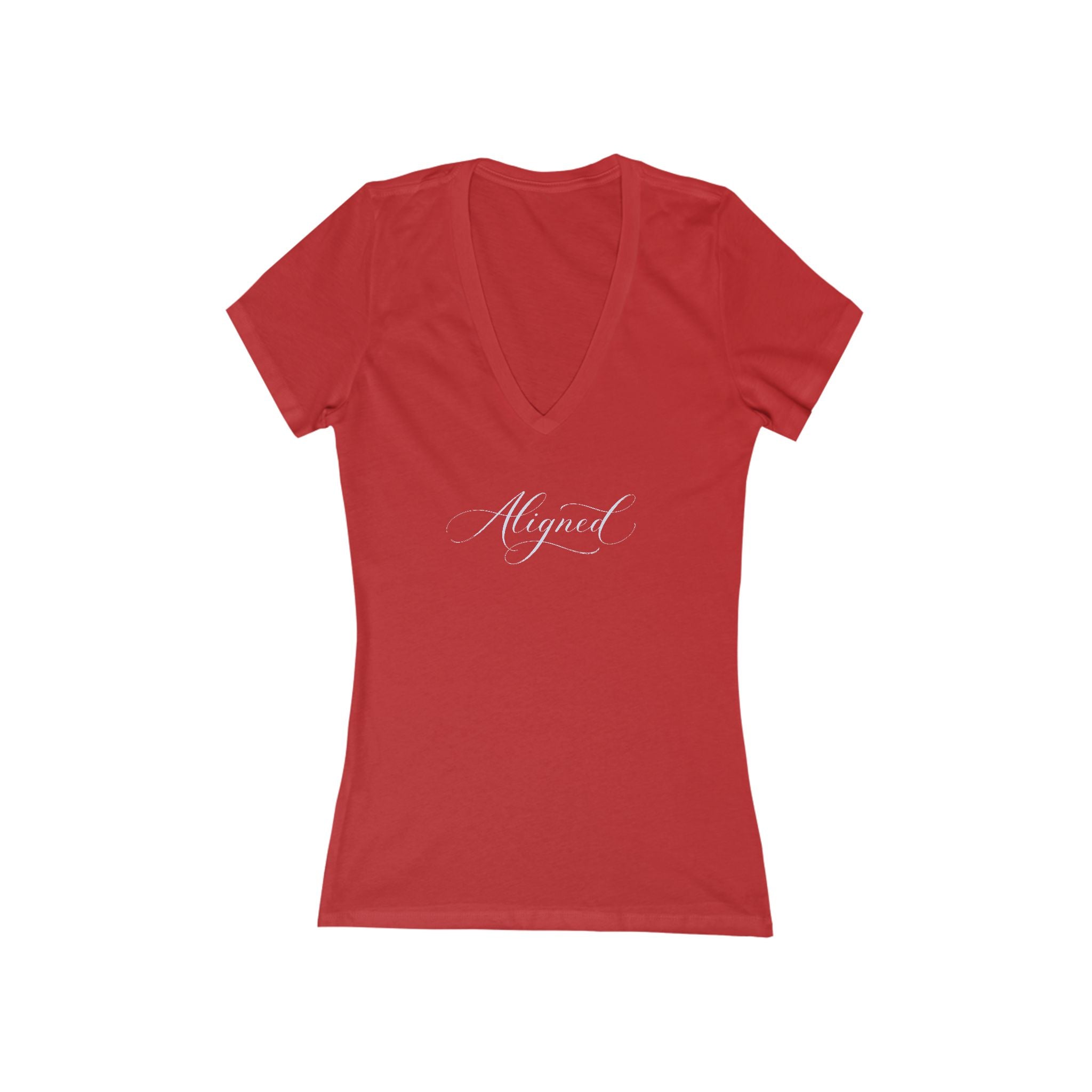 Aligned / Vibe Higher | Women's Deep V-Neck Tee