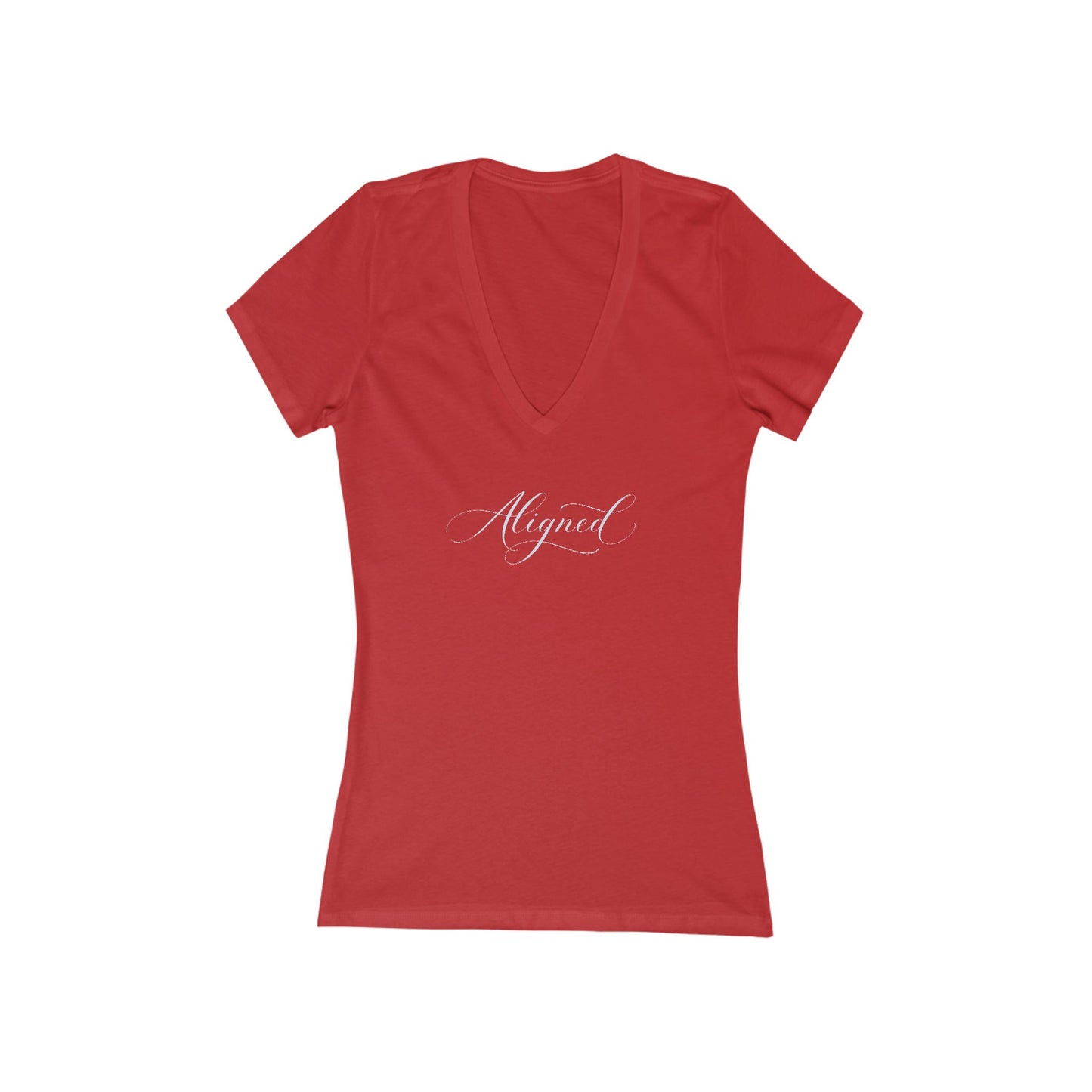Aligned / Vibe Higher | Women's Deep V-Neck Tee