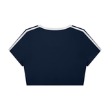 ALIGNED | Women’s Slim Fit Color Block V-neck Tee