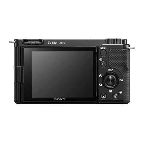 Sony Alpha ZV-E10 - APS-C Interchangeable Lens Mirrorless Vlog Camera Kit - Black