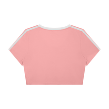 Aligned | Women’s Slim Fit Color Block V-neck Tee