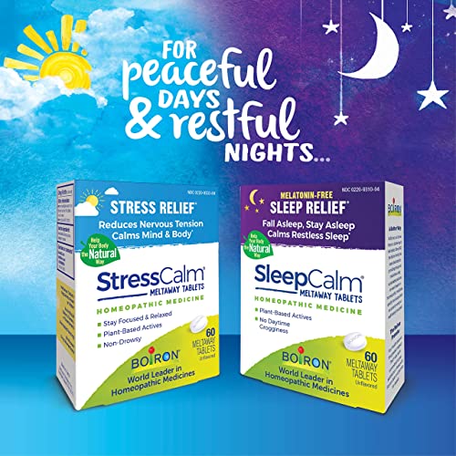 Boiron SleepCalm Sleep Aid for Deep, Relaxing, Restful Nighttime Sleep - Melatonin-Free and Non Habit-Forming - 60 Count