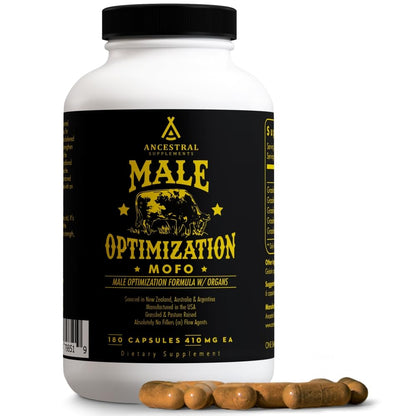 Ancestral Supplements Grass Fed Beef Liver 180 Capsules, Supports Energy Production, Detoxification, Digestion, Immunity and Full Body Wellness, Non-GMO, Freeze Dried Liver Health Supplement