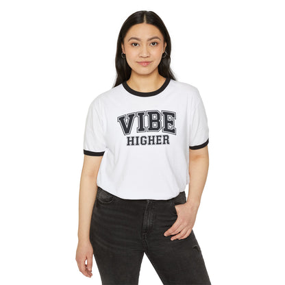 Vibe Higher Varsity | Jersey Ringer Tee