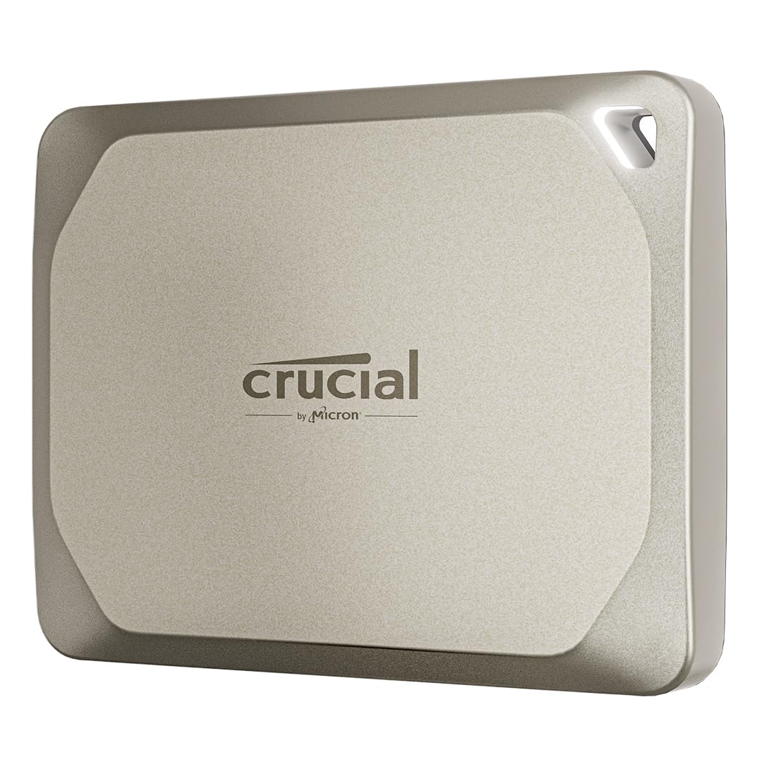 Crucial X9 Pro for Mac 4TB Portable SSD - Up to 1050MB/s Read and Write - Mac Ready, with Mylio Photos+ Offer - USB 3.2 External Solid State Drive - CT4000X9PROMACSSD9B02