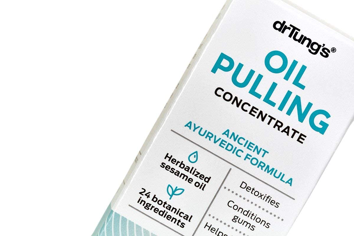 DrTung's Oil Pulling Concentrate - Oral Care, Oil Pulling for Teeth, Pulling Oil for Mouth Gum Health, Oil Pulling for Teeth and Gums, Teeth Pulling Oil, Oil Pulling Mouthwash, Teeth Care - 1.7 Fl Oz