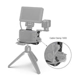 SmallRig Camera Cage for Sony ZV-1 II/ZV-1F / ZV-1 Camera, with Silicone Gel Grip, Cold Shoe Mount - 2938