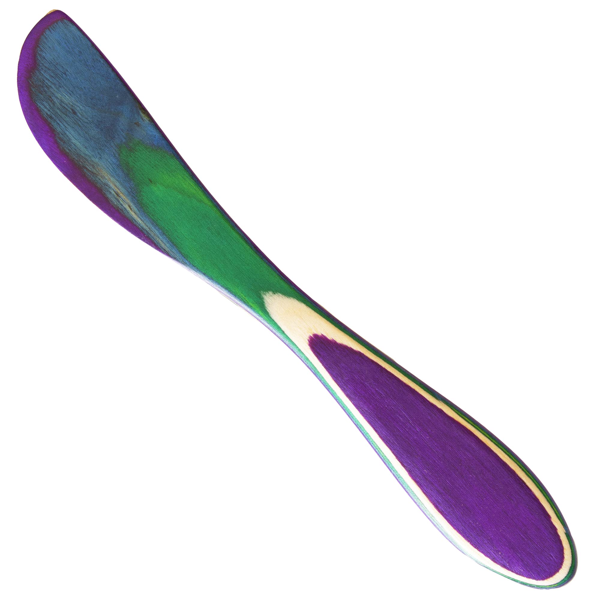 Totally Bamboo Baltique Mumbai Collection 12-1/2" Wooden Cooking Spoon, Safe for Nonstick
