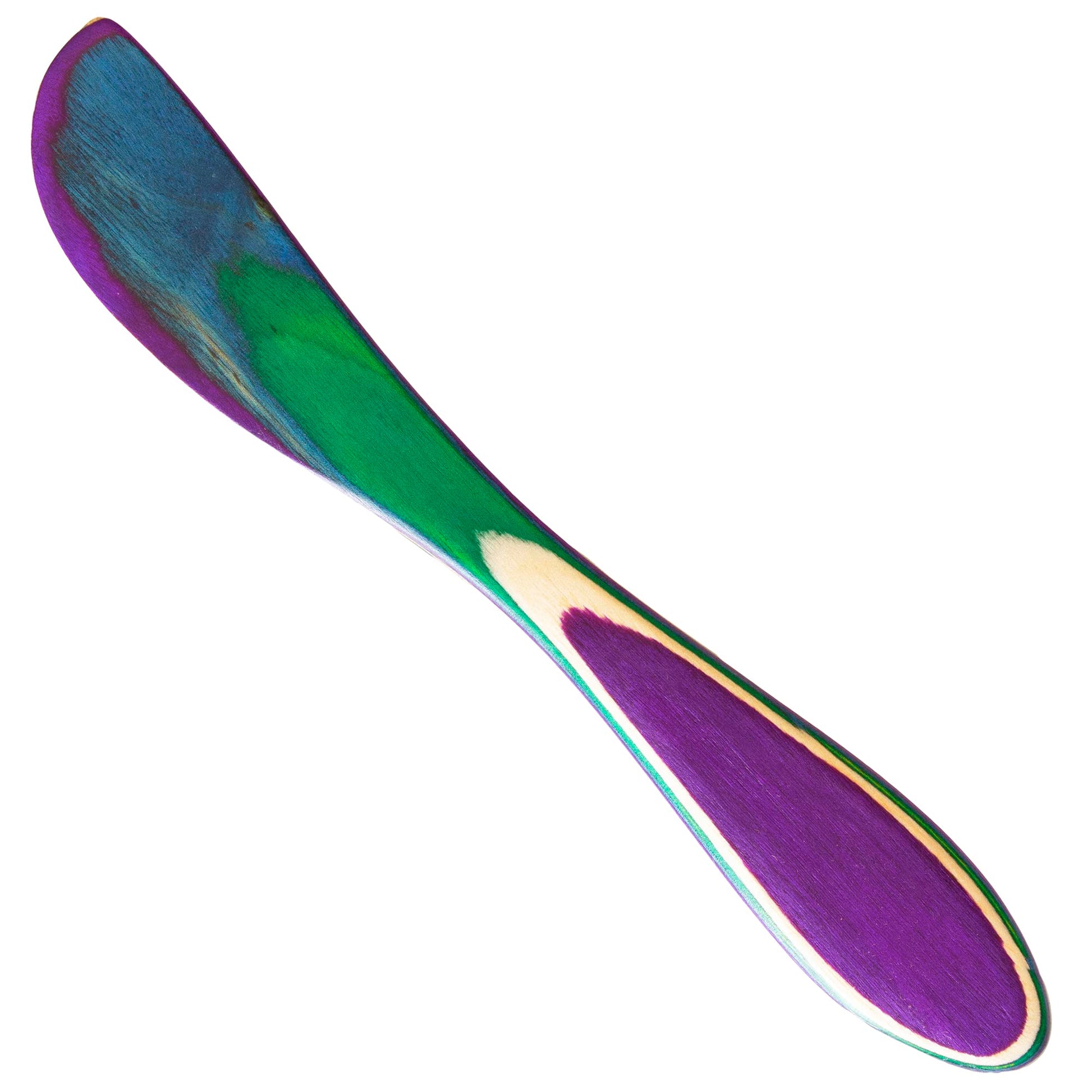 Totally Bamboo Baltique Mumbai Collection 12-1/2" Wooden Cooking Spoon, Safe for Nonstick