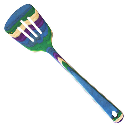 Totally Bamboo Baltique Mumbai Collection 12-1/2" Wooden Cooking Spoon, Safe for Nonstick