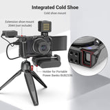 SmallRig Camera Cage for Sony ZV-1 II/ZV-1F / ZV-1 Camera, with Silicone Gel Grip, Cold Shoe Mount - 2938