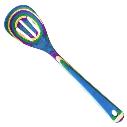 Totally Bamboo Baltique Mumbai Collection 12-1/2" Wooden Cooking Spoon, Safe for Nonstick
