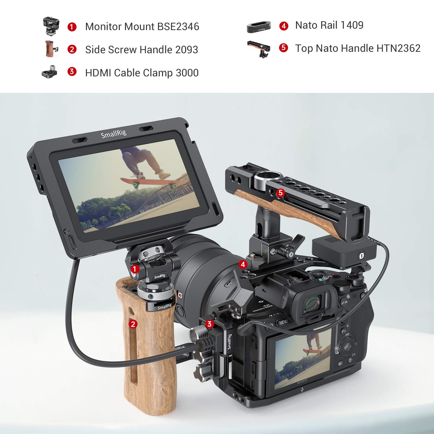 SMALLRIG Camera Cage Only for Sony Alpha 7S III / A7S III / A7SIII / A7S3-2999