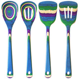 Totally Bamboo Baltique Mumbai Collection 12-1/2" Wooden Cooking Spoon, Safe for Nonstick