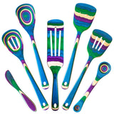 Totally Bamboo Baltique Mumbai Collection 12-1/2" Wooden Cooking Spoon, Safe for Nonstick