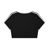 ALIGNED | Women’s Slim Fit Color Block V-neck Tee