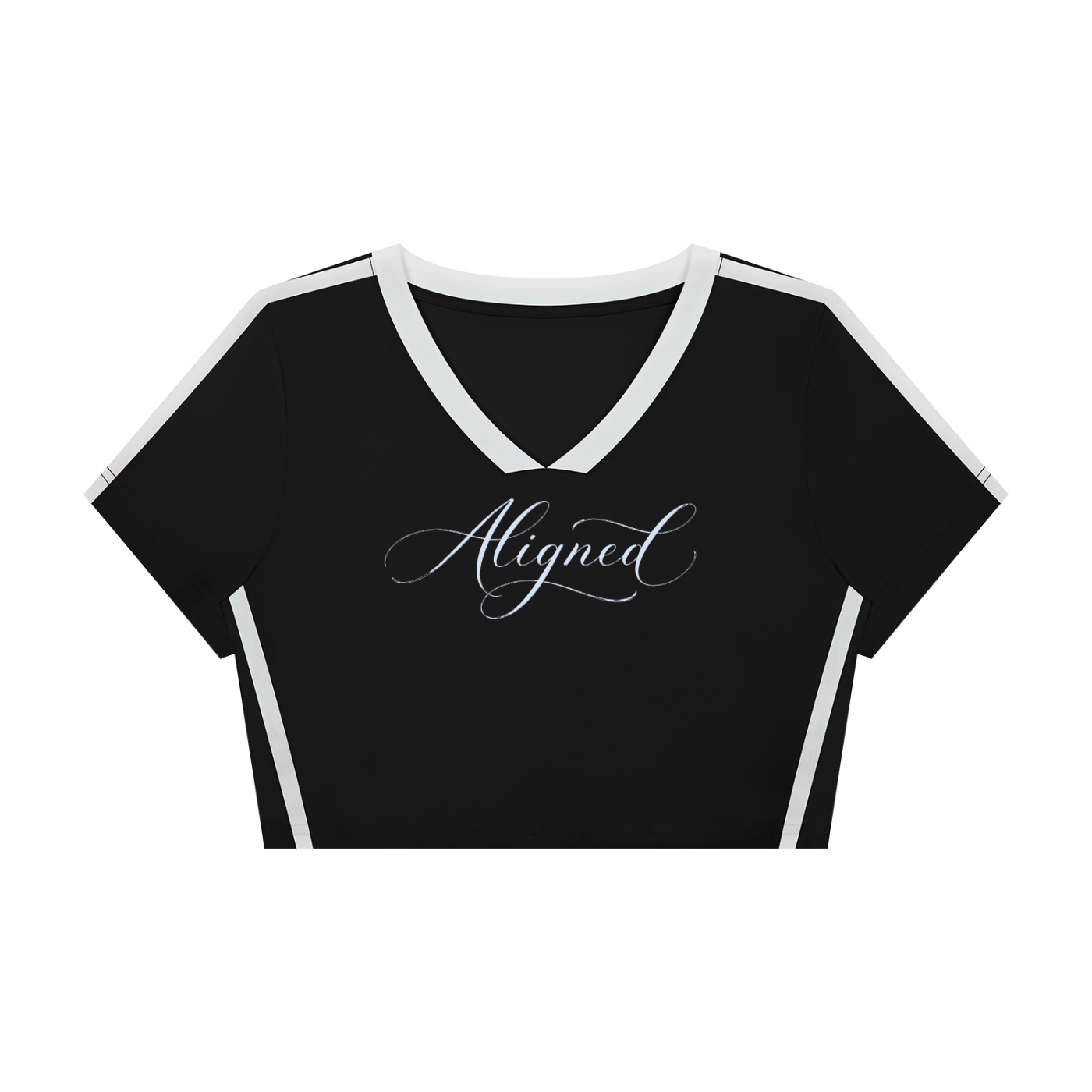 ALIGNED | Women’s Slim Fit Color Block V-neck Tee