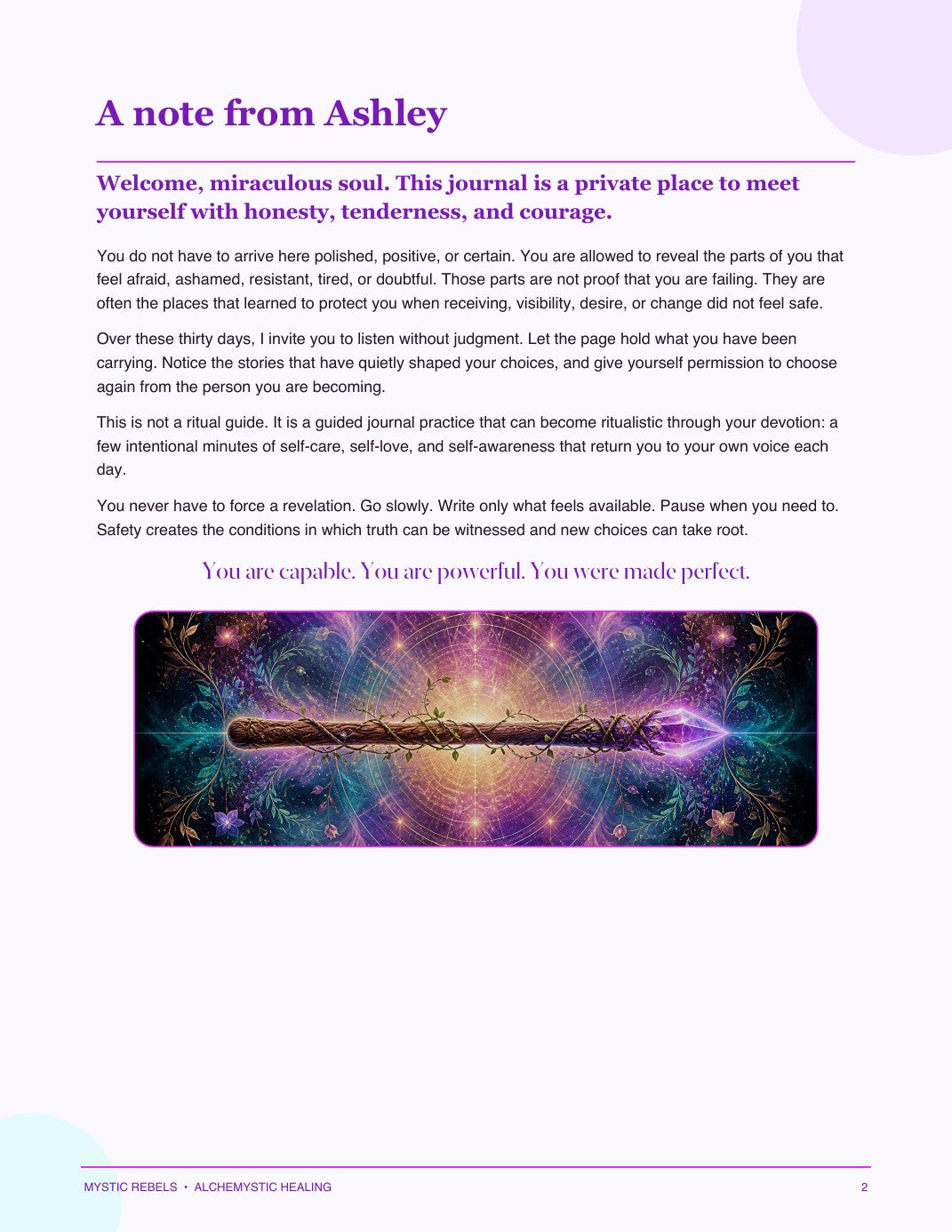 A note from Ashley — welcome to The Art of Becoming