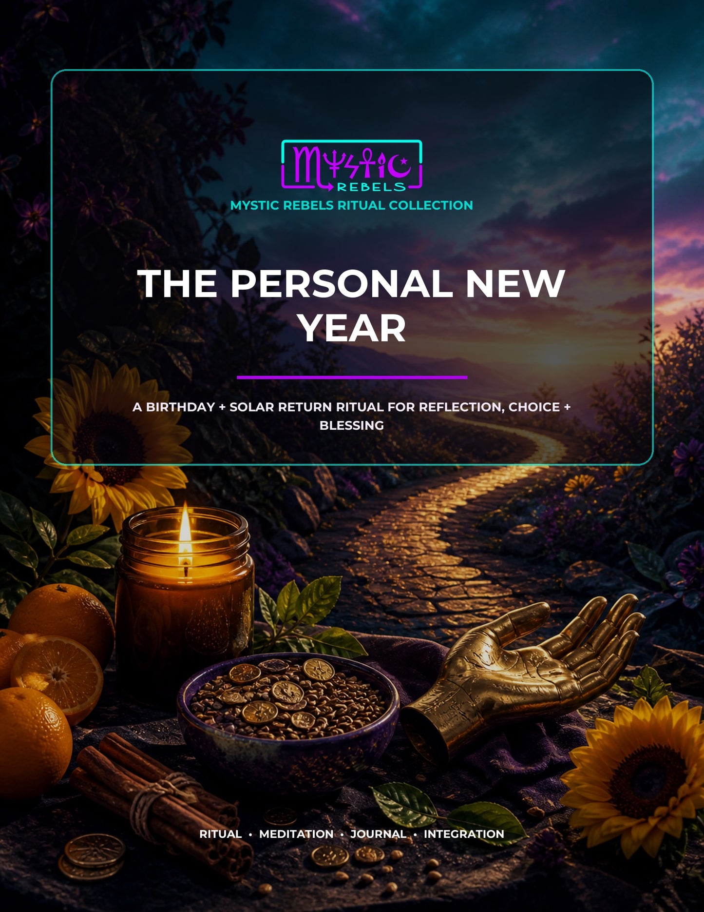 The Personal New Year ritual guide cover by Mystic Rebels
