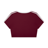 ALIGNED | Women’s Slim Fit Color Block V-neck Tee