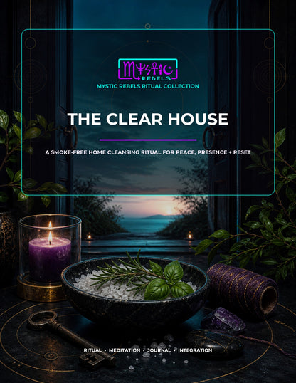 The Clear House ritual guide cover by Mystic Rebels