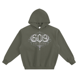 VIBE HIGHER | Fleeced Boxy Hoodie