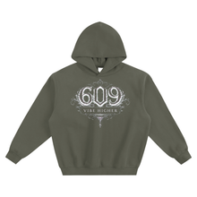 Vibe Higher Filigree | Fleeced Boxy Hoodie