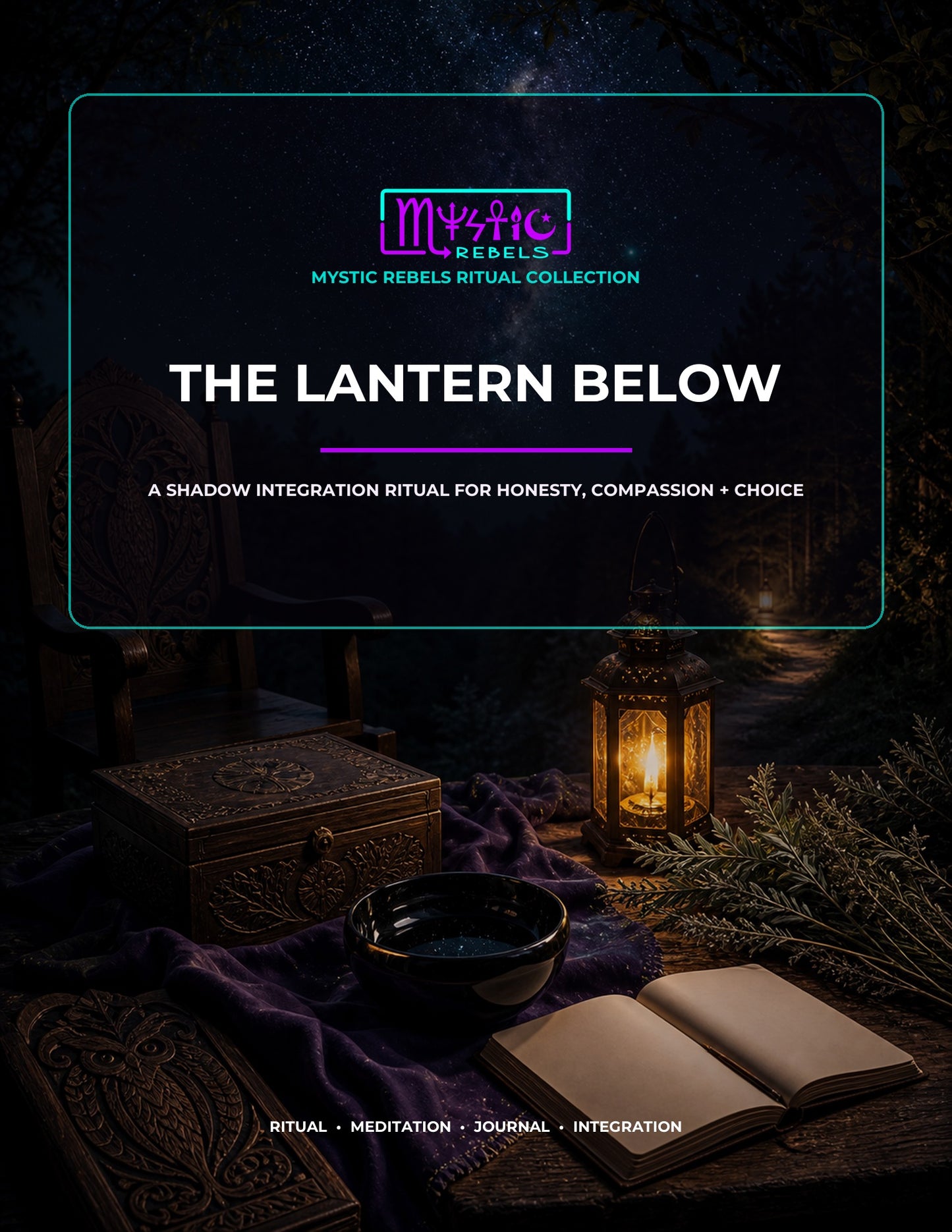 The Lantern Below ritual guide cover by Mystic Rebels