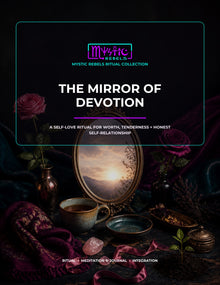 The Mirror of Devotion ritual guide cover by Mystic Rebels