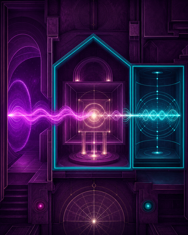A Cosmodynamics energy wave moving through house and sign layers