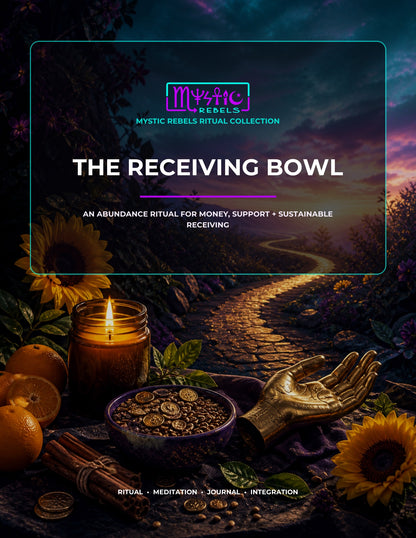The Receiving Bowl ritual guide cover by Mystic Rebels