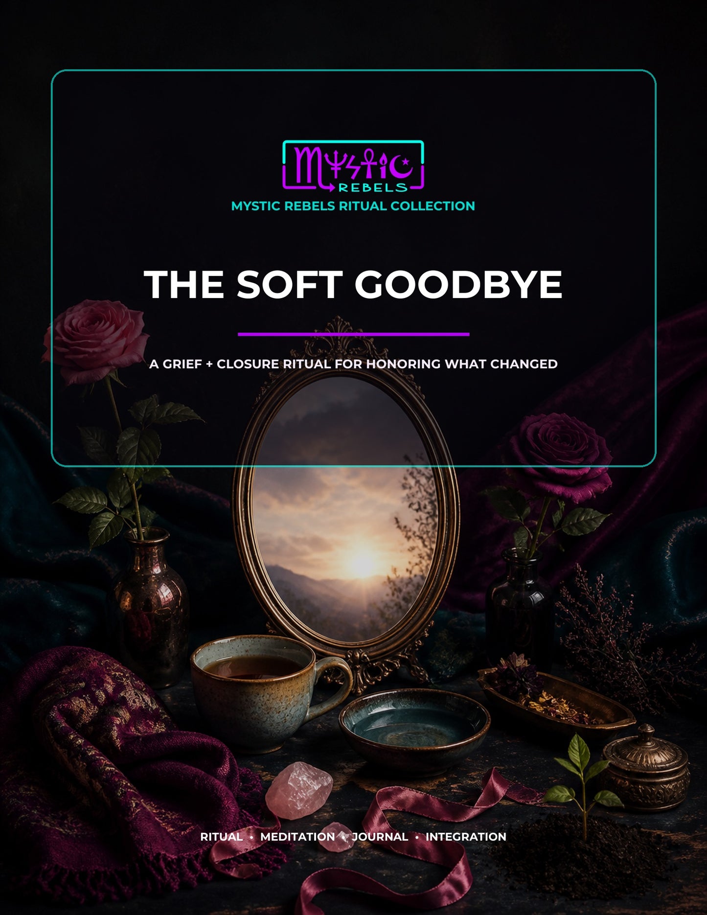 The Soft Goodbye ritual guide cover by Mystic Rebels