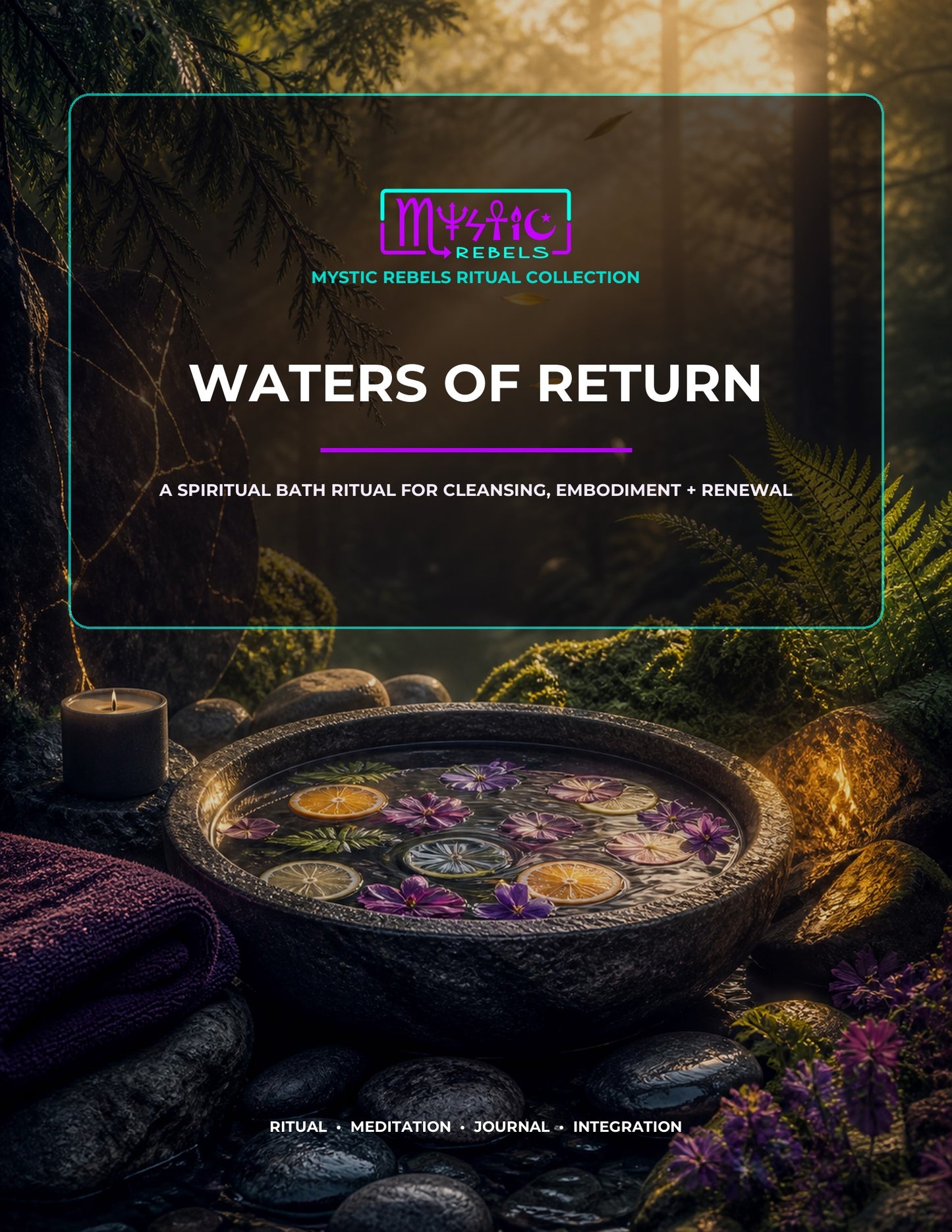 Waters of Return ritual guide cover by Mystic Rebels